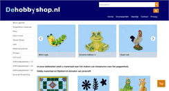 Desktop Screenshot of dehobbyshop.nl